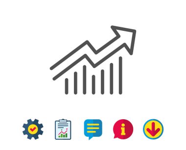 Grafik Satırı Simgesi. 