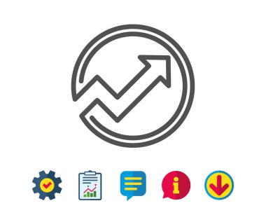 Grafik Satırı Simgesi. 