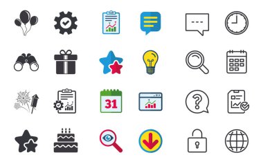 Sohbet, rapor ve takvim işaretleri. 