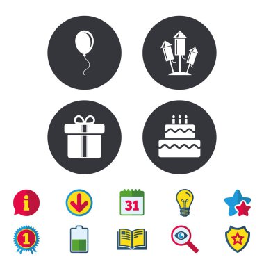 doğum günü partisi simgeleri.