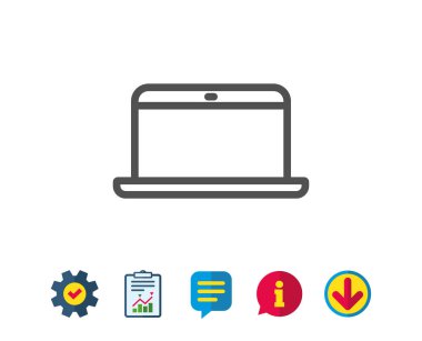 dizüstü bilgisayar simgesi. 