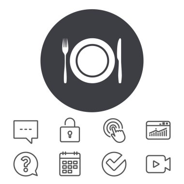 tabak çanak çatal ve bıçak.