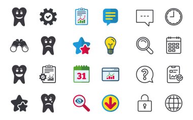 Sohbet, rapor ve takvim işaretleri. 