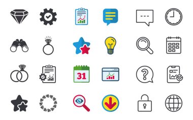 Sohbet, rapor ve takvim işaretleri. 