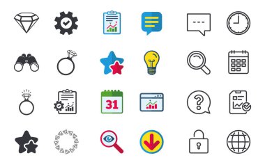 Sohbet, rapor ve takvim işaretleri. 