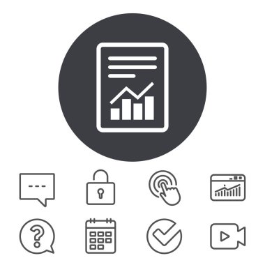 Grafik sembolü belgeyle dosya.