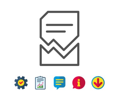 Belge satırı simgesi