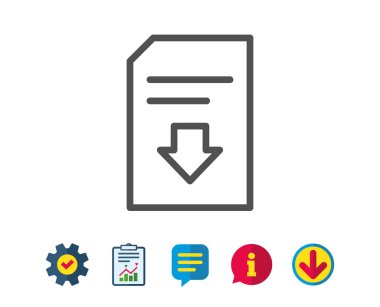 Belge satırı simgesi