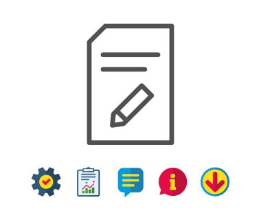 Belge satırı simgesi