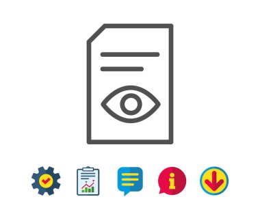 Belge satırı simgesi