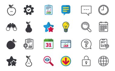 Sohbet, rapor ve takvim işaretleri. 