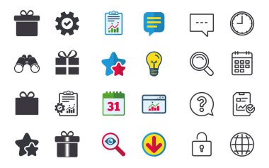 Sohbet, rapor ve takvim işaretleri. 