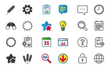 Sohbet, rapor ve takvim işaretleri. 