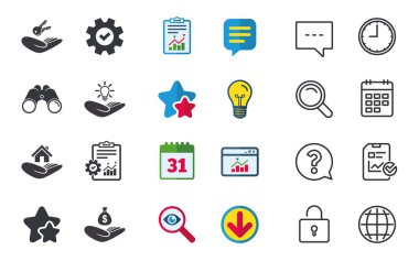 Sohbet, rapor ve takvim işaretleri. 