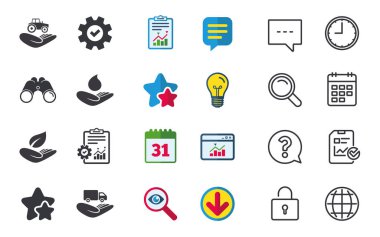 Sohbet, rapor ve takvim işaretleri. 