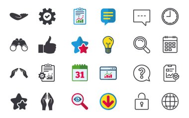 Sohbet, rapor ve takvim işaretleri. 