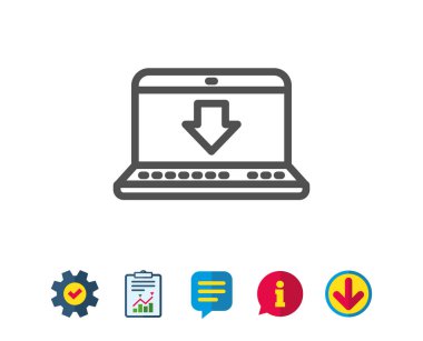 Satır simgesi indir.