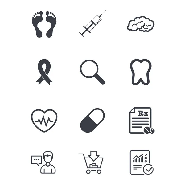 Medicine, medical health  icons. — Stock Vector