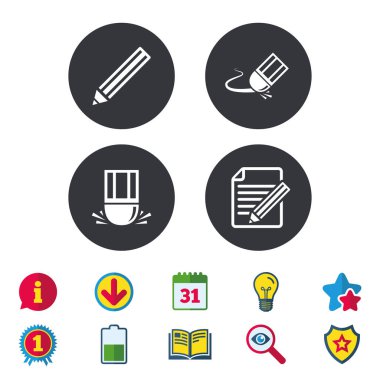 kurşun kalem simgesini. belge dosyasını düzenlemek