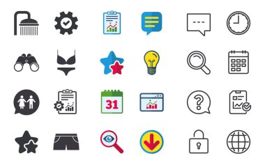 Sohbet, rapor ve takvim işaretleri. 