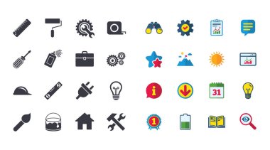 İnşaat aletleri seti