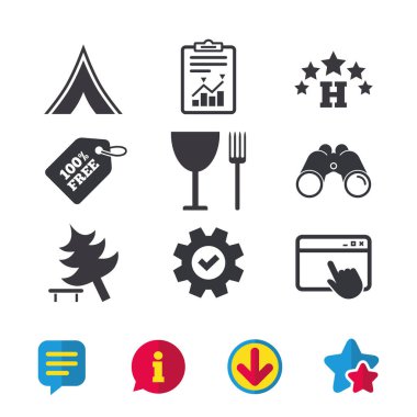 Çadır kamp gıda, otel,