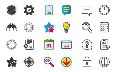 Sohbet, rapor ve takvim işaretleri. 