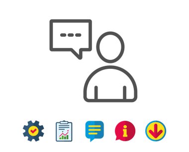 Kullanıcı iletişim satırı simgesi. 