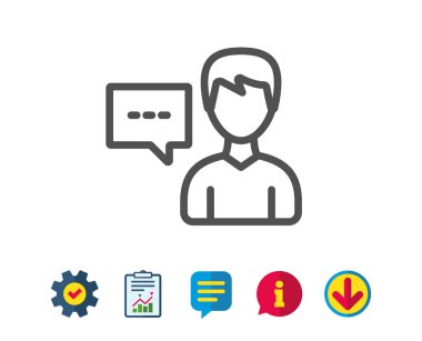 Kullanıcı iletişim satırı simgesi. 