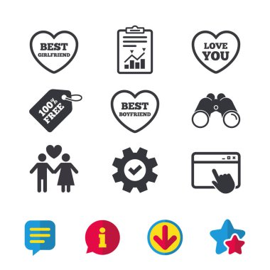 Sevgililer günü aşk simgeler. 