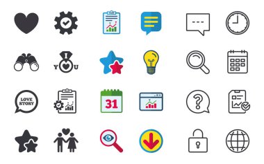 Sevgililer günü simgeler. 