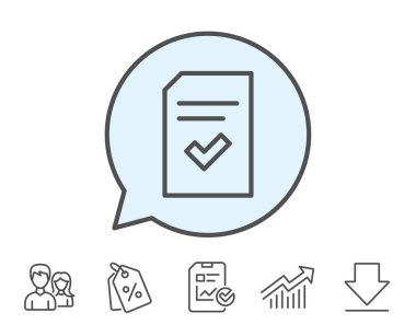 İşaretli belge simgesi