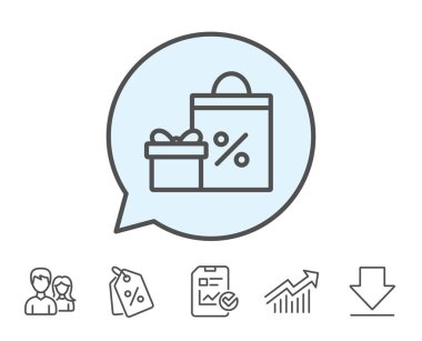 hediye kutusu satırı simgesi