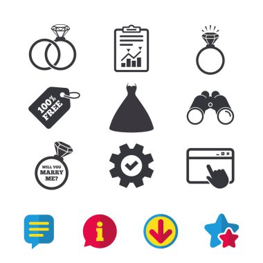 farklı düğün simgeler