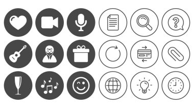 Parti kutlama ve doğum günü simgeler