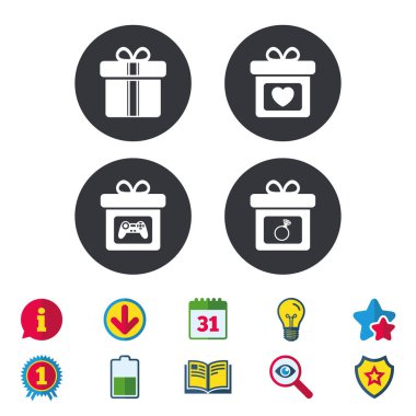 hediye kutuları simgeler