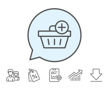 Süpermarket sepet simgesi