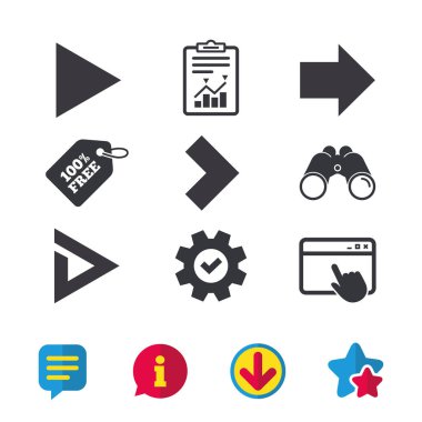 Sonraki gezinme sembolleri