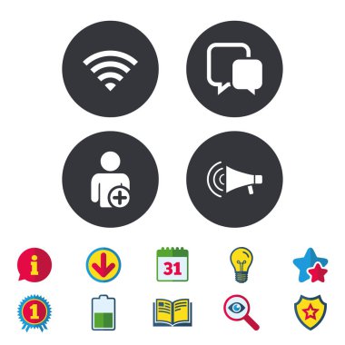 Wi-Fi ve sohbet kabarcıklar