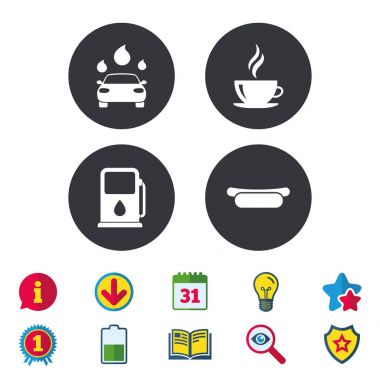 benzin veya gaz istasyonu simgeler Hizmetleri