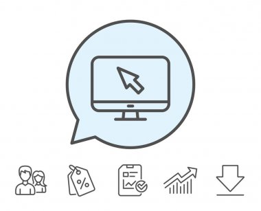 Bilgisayar or monitör simgesini