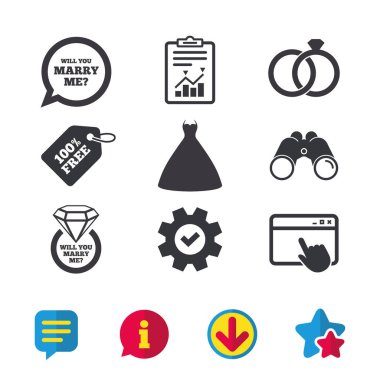 farklı düğün simgeler