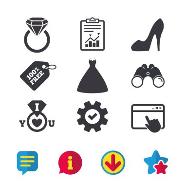 farklı düğün simgeler