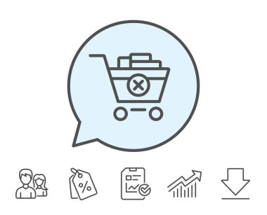 Süpermarket sepet simgesi