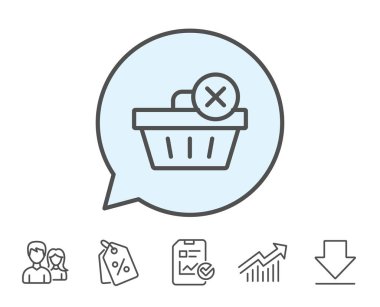 Süpermarket sepet simgesi