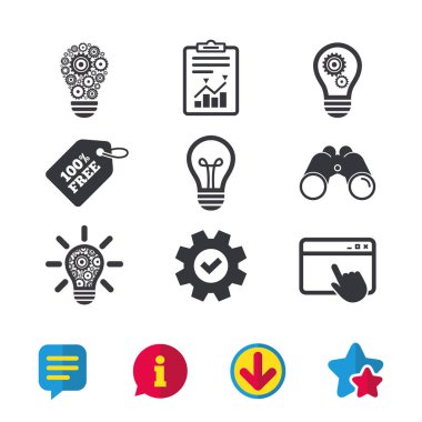 ışık lamba simgeler