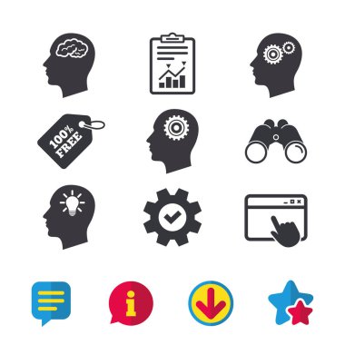 Erkek insan düşünüyorum sembolleri