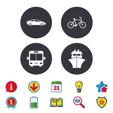 Taşıma farklı simgeler