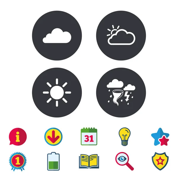 different weather icons