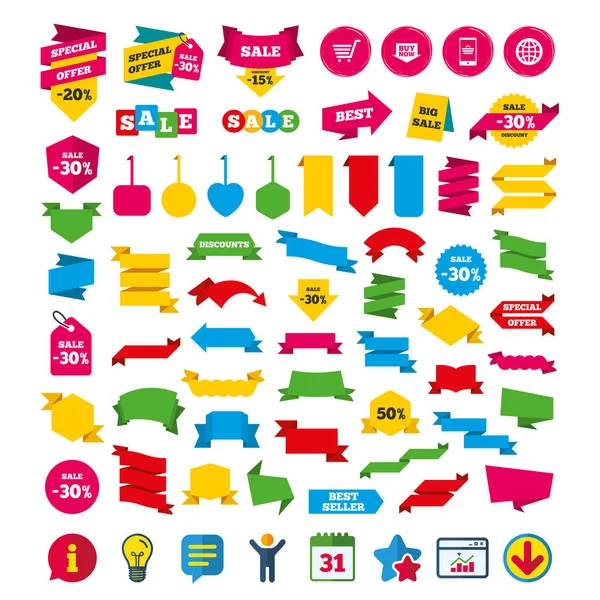 Alışveriş Etiketler ve işaretler afiş